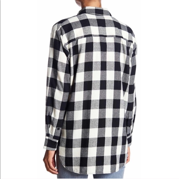 Madewell NWOT Oversized Buffalo Plaid Flannel - Picture 3 of 10